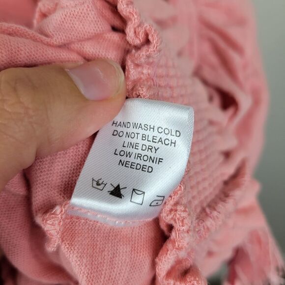 NWT Altar'd State Off-Shoulder Top. Peach Pink M#022 - Picture 13 of 14